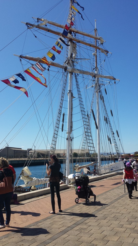 Tall Ship en Port Adelaide.